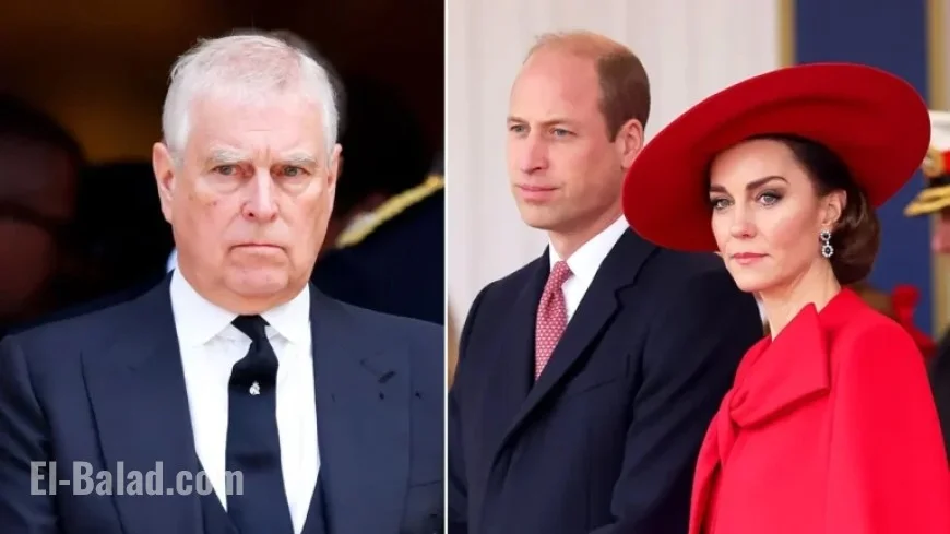 Experts Reveal Prince Andrew’s Jealousy Over Kate Middleton Sparked Rift with William