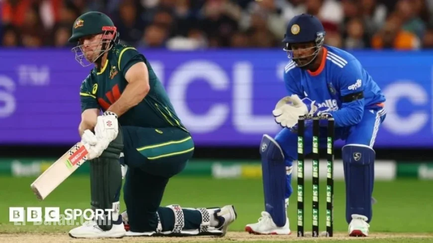 Australia Triumphs Over India by Four Wickets, Leads T20 Series 1-0