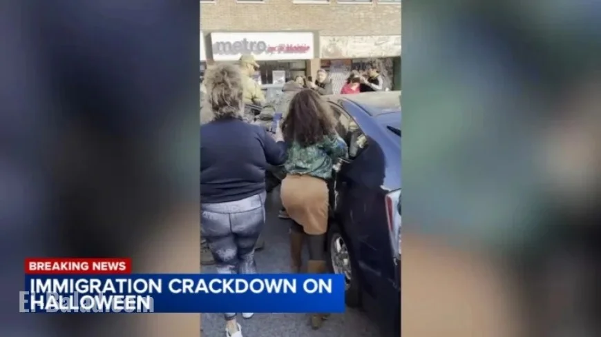 ICE Agents Detain Residents in Chicago’s Irving and Albany Parks