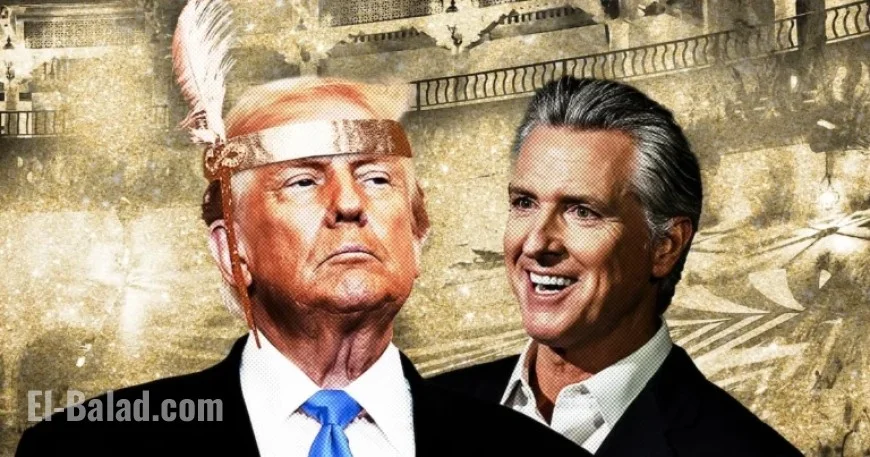 California Governor Newsom Criticizes Trump’s Great Gatsby Party Amid Food Stamp Crisis