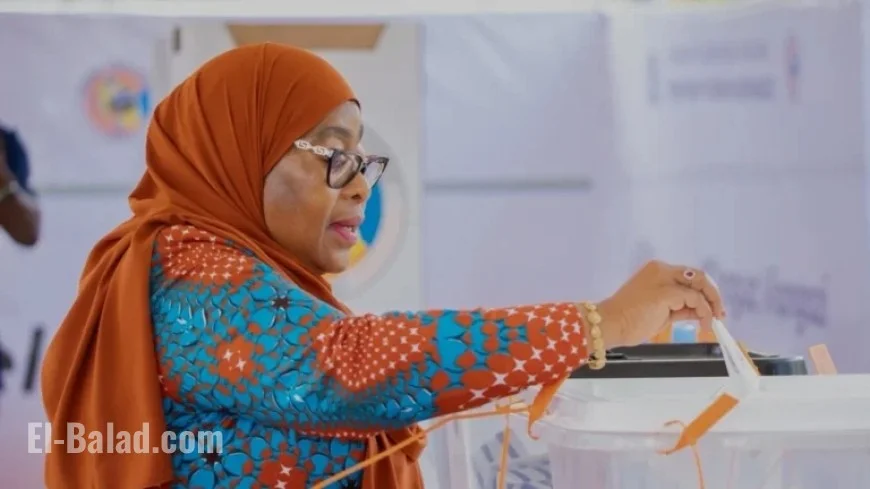 Tanzanian President Secures Controversial Re-Election with 97% Vote