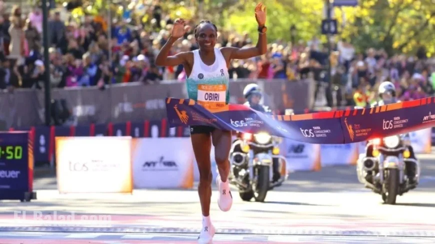 Obiri Breaks Course Record to Win NYC Marathon