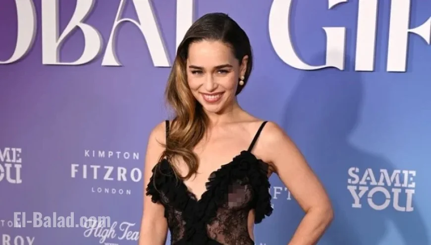 Emilia Clarke Wows in Sheer Dress at First Red Carpet in a Year