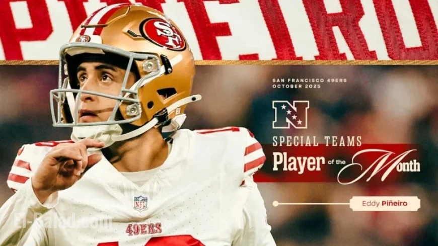 Eddy Piñeiro Earns NFC Special Teams Player of the Month for October
