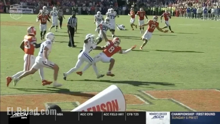 Announcers Stunned by Pass Interference Decision in Duke-Clemson Game