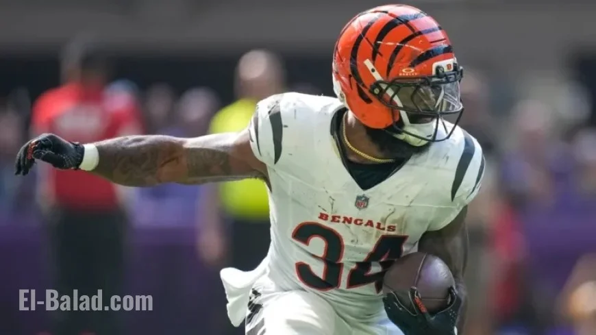 Bengals’ Samaje Perine Suffers Leg Injury Against Bears in NFL Week 9