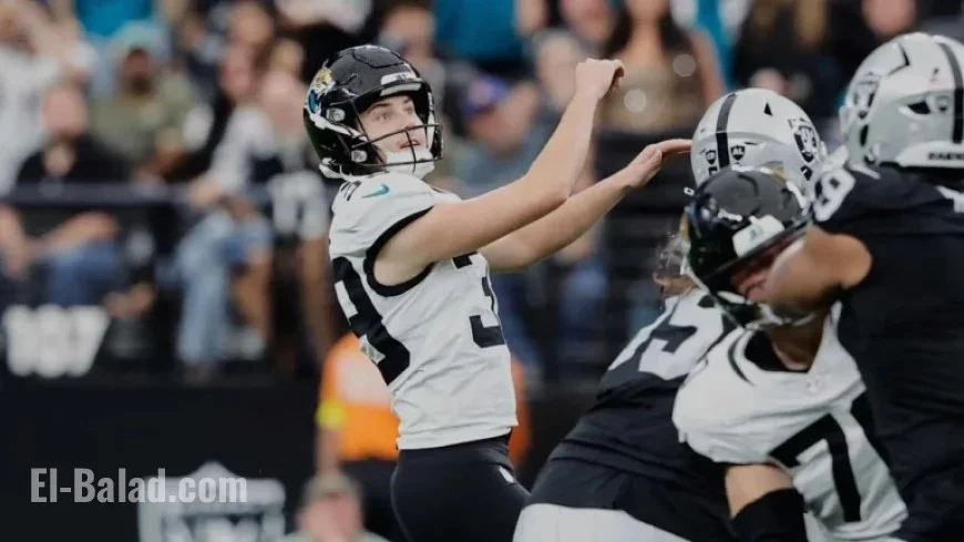 Jaguars’ Cam Little Breaks NFL Record with 68-Yard Field Goal vs. Raiders