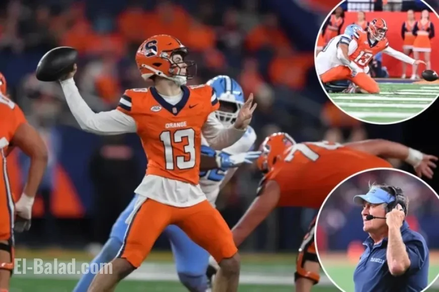 Syracuse’s Prized Lacrosse Recruit QB Falters in Bill Belichick-UNC Showdown