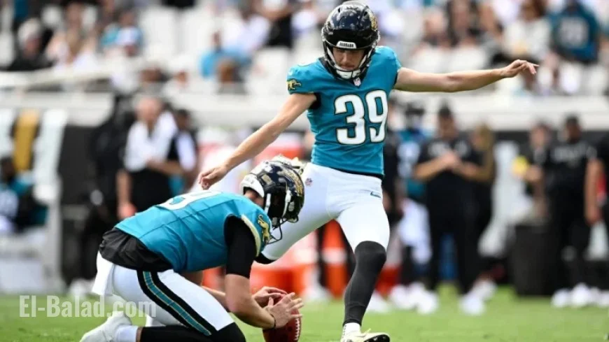 Jaguars’ Cam Little Sets NFL Record with 68-Yard FG Against Raiders