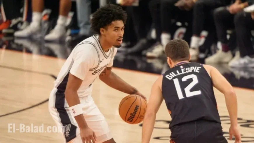 Spurs Rookie Dylan Harper Suffers Leg Injury in First Half Against Suns