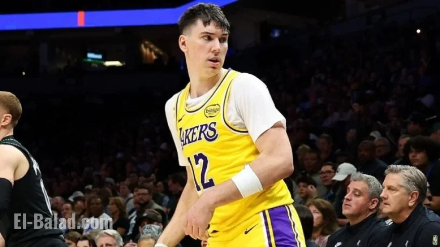 Lakers’ Jake LaRavia Turns Anthony Edwards’ Query into a Viral Caption