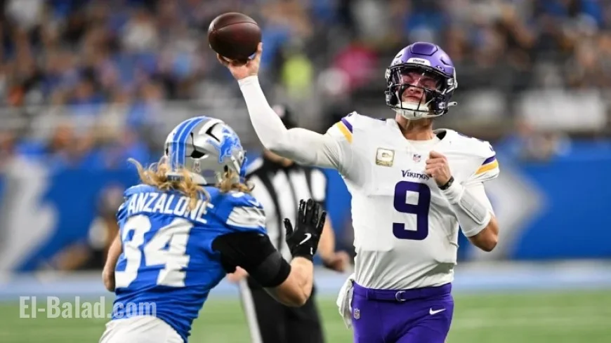 J.J. McCarthy Shines in Vikings’ Victory Over Lions