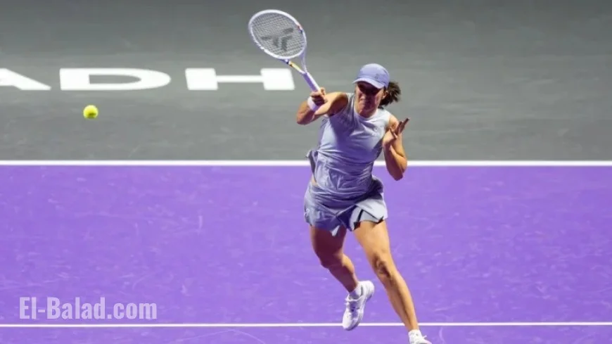 Swiatek Triumphs Over Keys on WTA Finals Debut Day