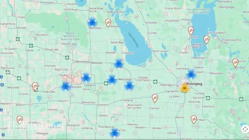High Winds Cause Power Outages in Southern Manitoba Sunday