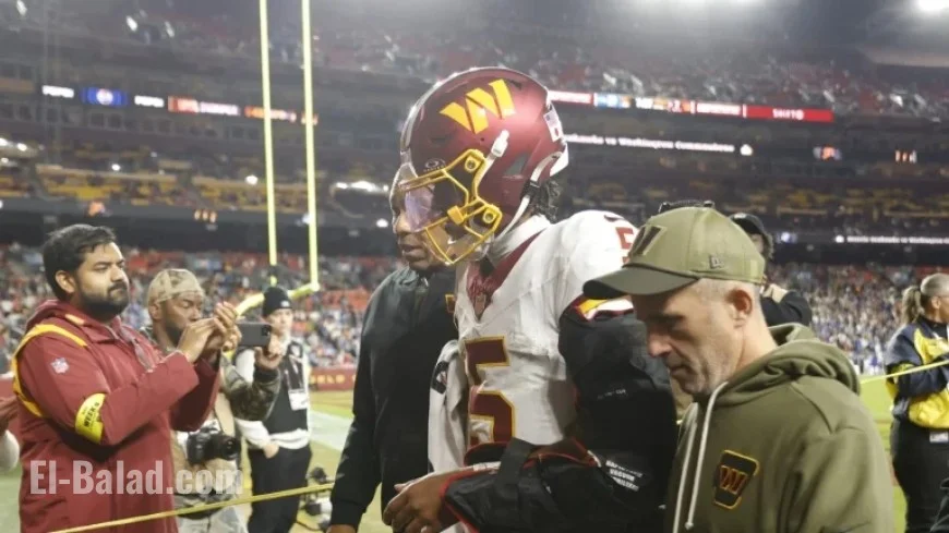 Jayden Daniels Faces Uncertain Return After Dislocated Elbow