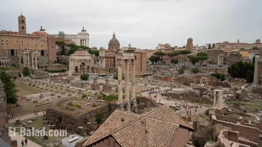 Medieval Tower Section Collapses Near Rome’s Colosseum