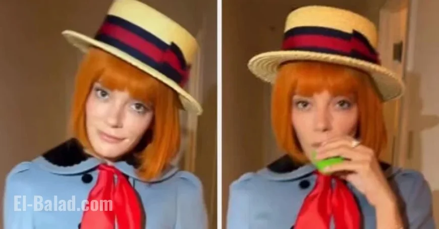 Lily Allen Stuns in Iconic Madeline Halloween Costume