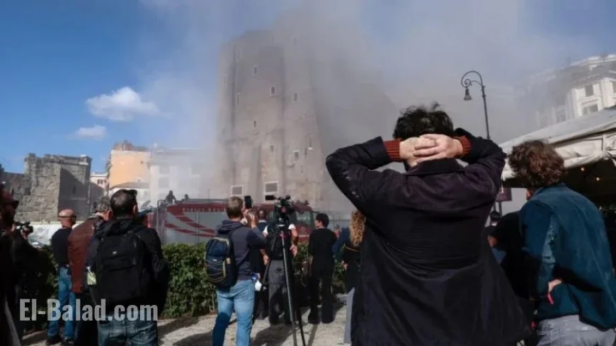 Medieval Tower Partially Collapses in Rome, Injures Worker, Traps Another