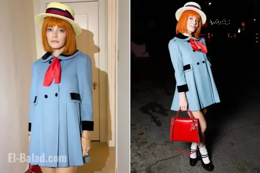 Lily Allen Channels Madeline for Halloween, Playfully Addressing Marriage Rumors
