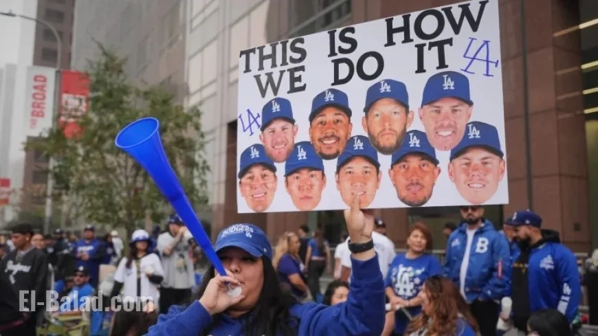 Downtown Los Angeles Hosts Dodgers World Series Championship Parade