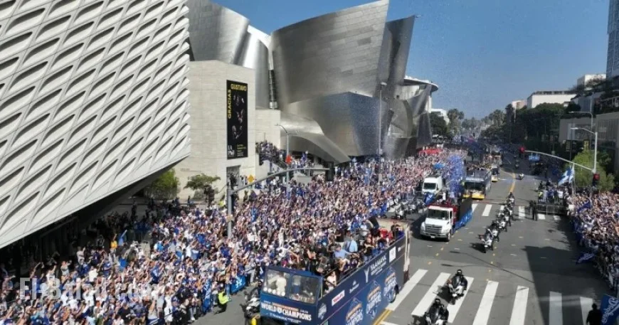 Dodgers Celebrate World Series Victory with Downtown LA Parade