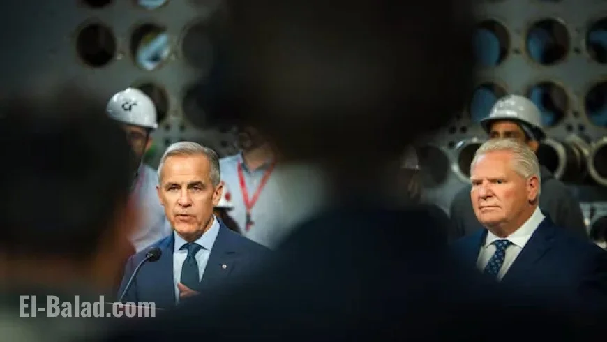 Ontario Premier Says Carney Urged Ford to Withdraw Anti-Tariff Ad