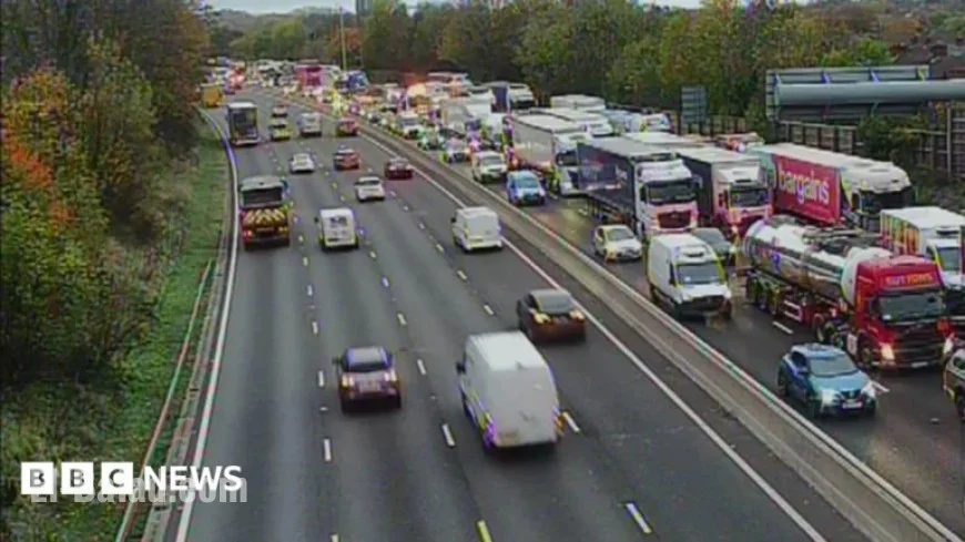 Staffordshire M6 Crash Causes Hour-Long Delays
