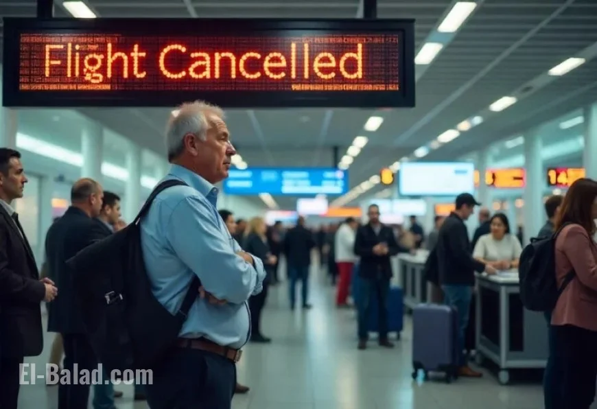 Major US Airports Disrupted: 172 Flights Canceled, 4100 Delays Impact Thousands