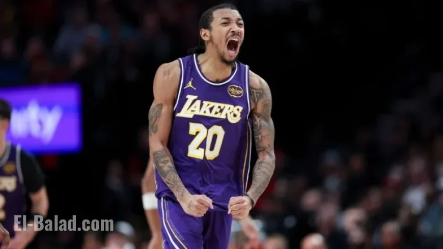 Undermanned Lakers Triumph Over Portland with Nick Smith Jr.’s Aid