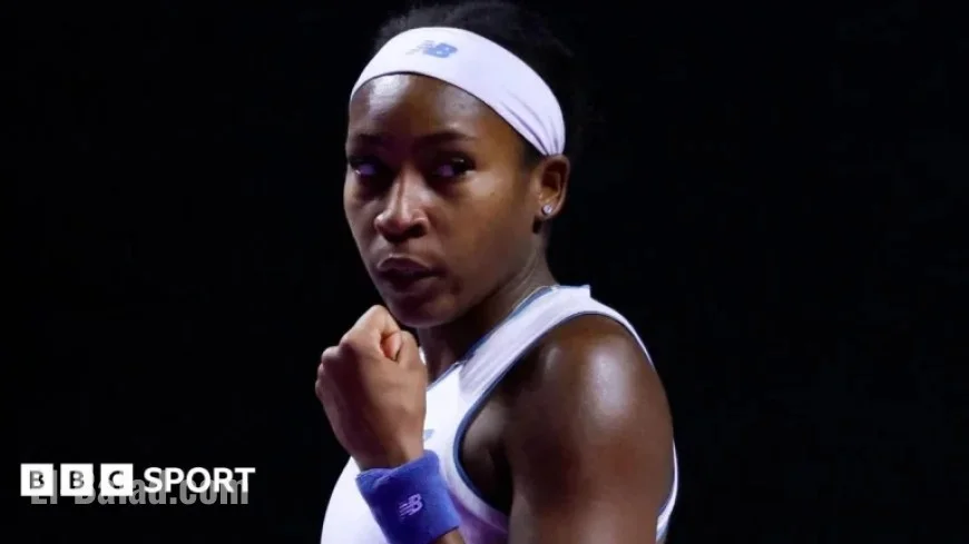 Coco Gauff Advances in WTA Finals After Defeating Jasmine Paolini