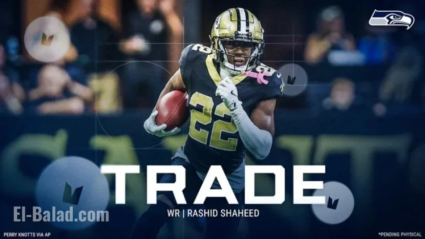 Seahawks Trade for WR Rashid Shaheed, Awaiting Physical Completion