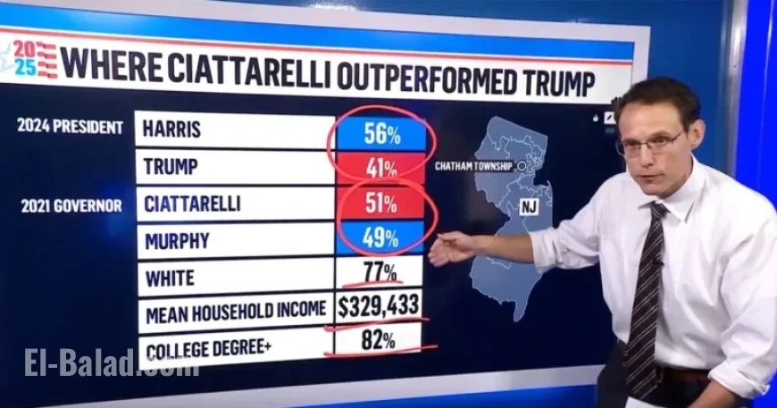 Election 2025: Steve Kornacki Analyzes NJ and VA Voting Trends Post-Trump Victory