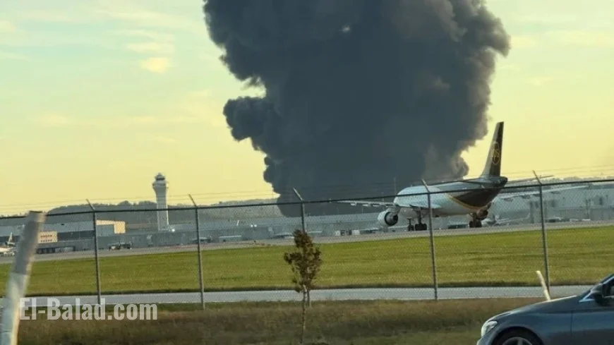 Emergency Crews Respond to Cargo Plane Crash at Kentucky Airport
