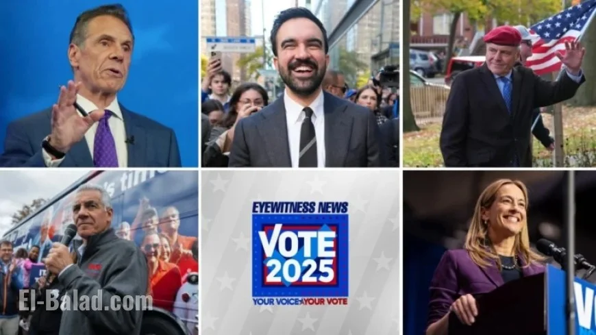 Live Results: NYC Mayoral Race and NJ Governor Election 2025