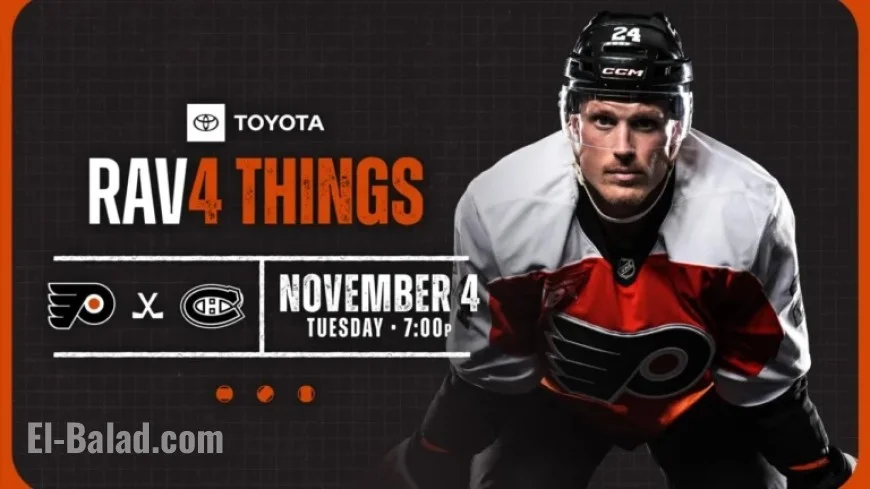 Flyers Face Canadiens in Thrilling RAV4 Showdown