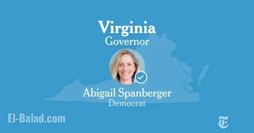 Abigail Spanberger Clinches Victory in 2025 Virginia Governor Election