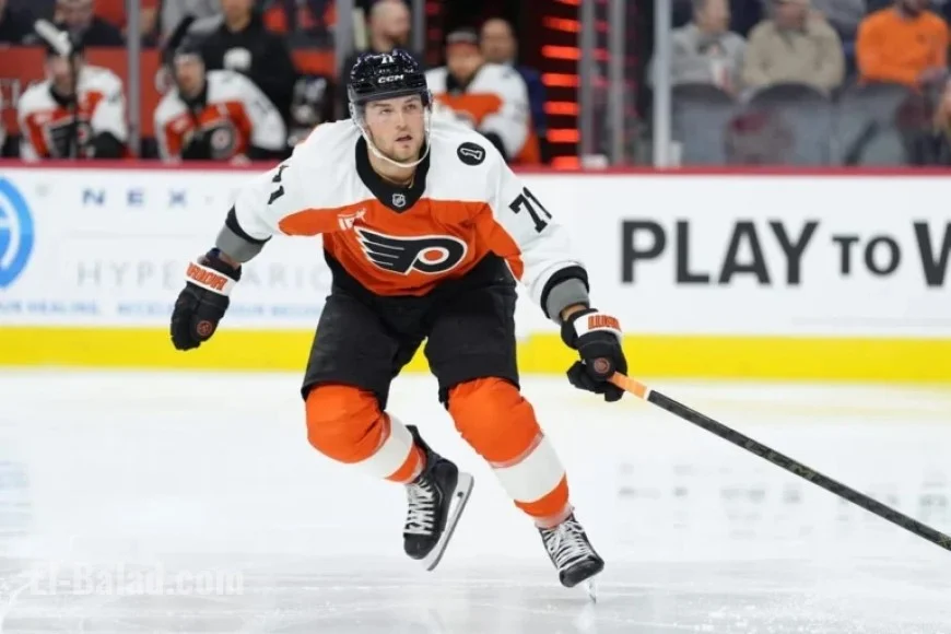 Flyers Place Tyson Foerster on Injured Reserve for Lower-Body Injury