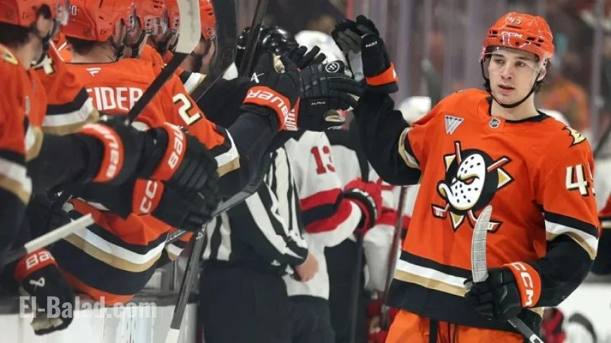 Sennecke, Gauthier Propel Ducks to Third Straight Victory Over Devils