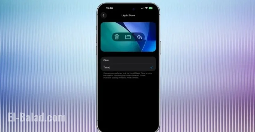 iOS 26.1 Releases with Liquid Glass Customization Feature