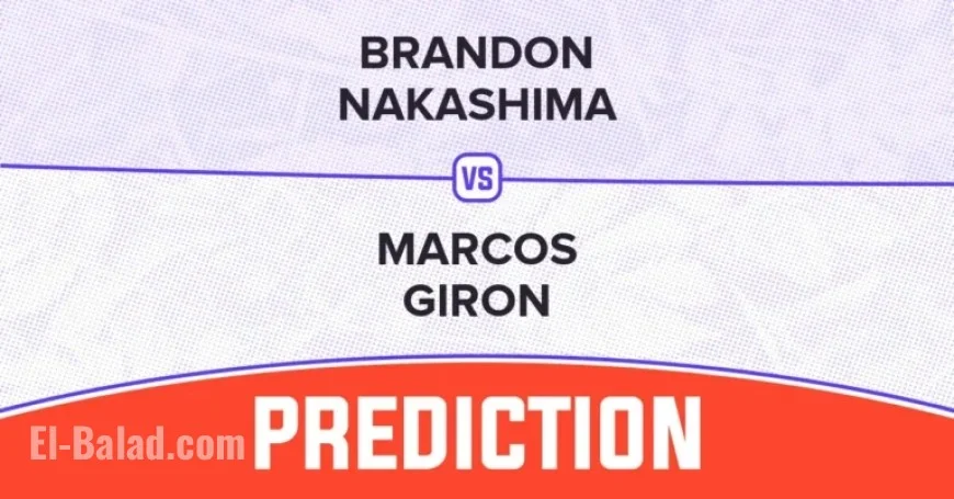 Brandon Nakashima vs Marcos Giron: 2025 ATP Athens Prediction