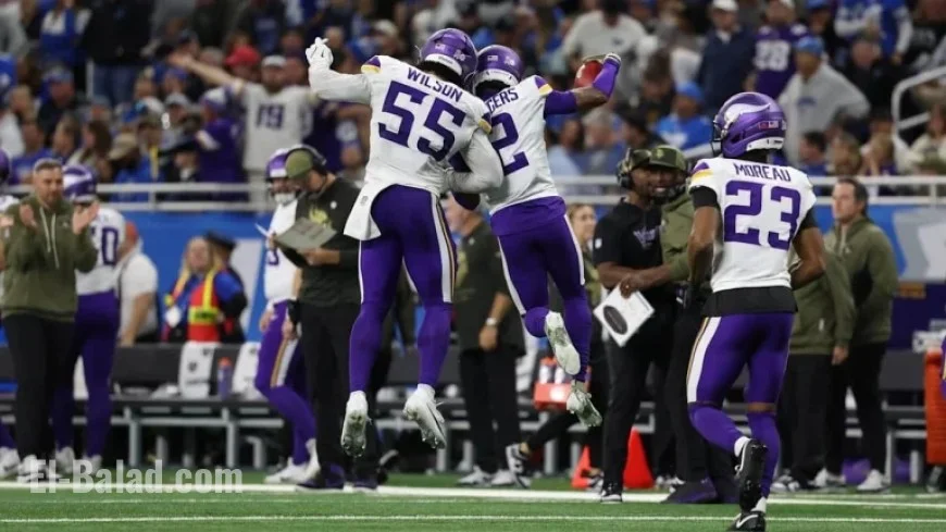 Vikings Rise After Defeating Detroit