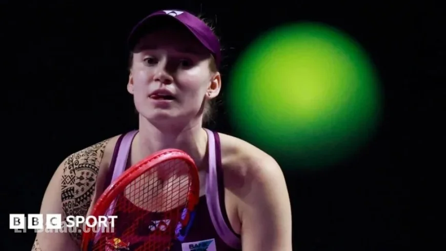 Elena Rybakina Sweeps WTA Finals Group with Alexandrova Victory