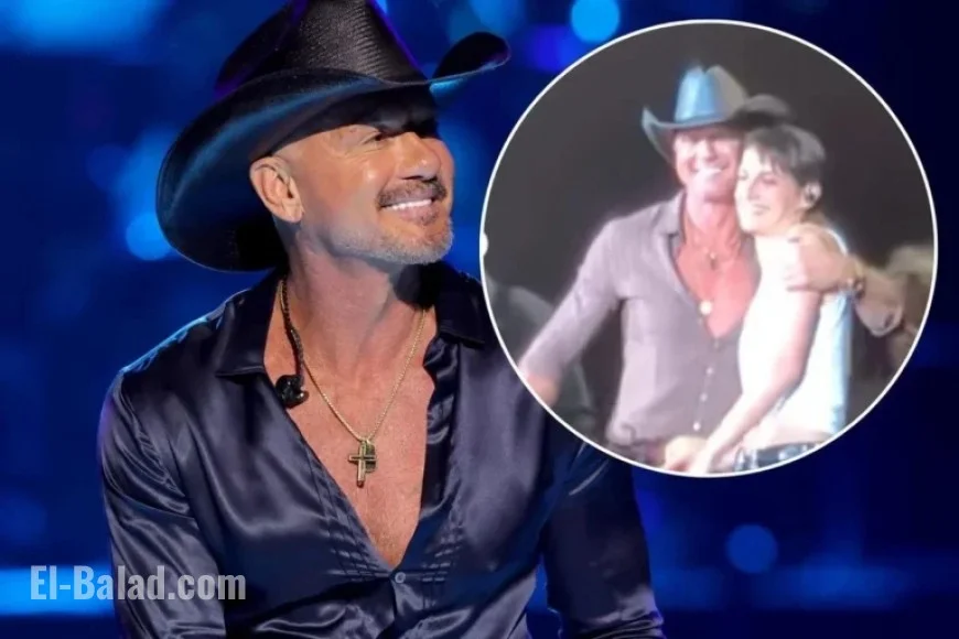 Tim McGraw Proudly Watches Daughter Audrey Perform in Atlantic City