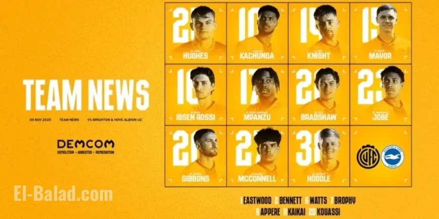 Brighton U21s Host Home Match: Team News