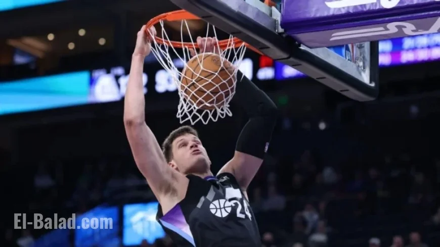 Jazz’s Kessler Out for Season with Shoulder Injury, Sources Confirm