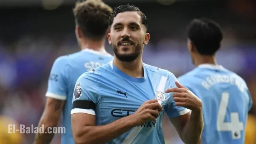 Rayan Cherki Celebrates Haaland’s Man City Goal Prematurely