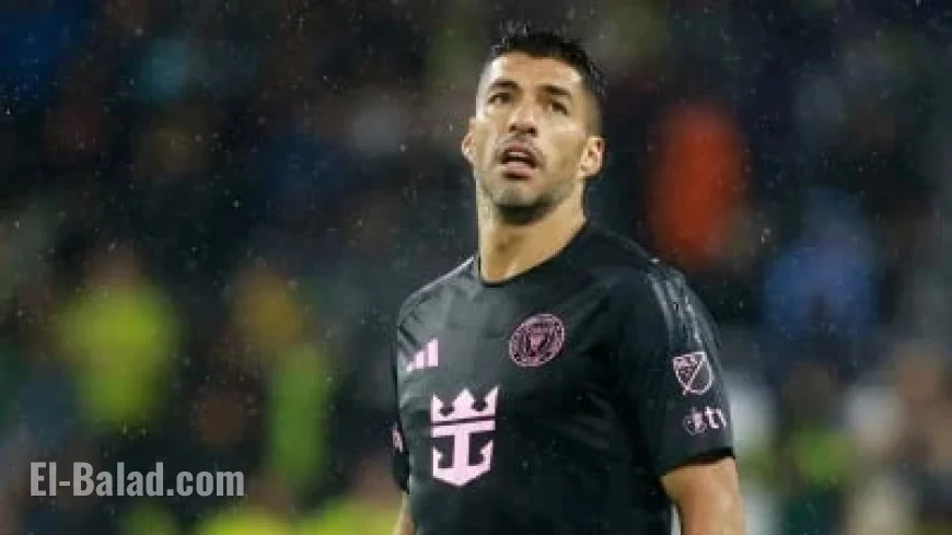 MLS Disciplinary Committee Fines and Suspends Inter Miami’s Luis Suárez