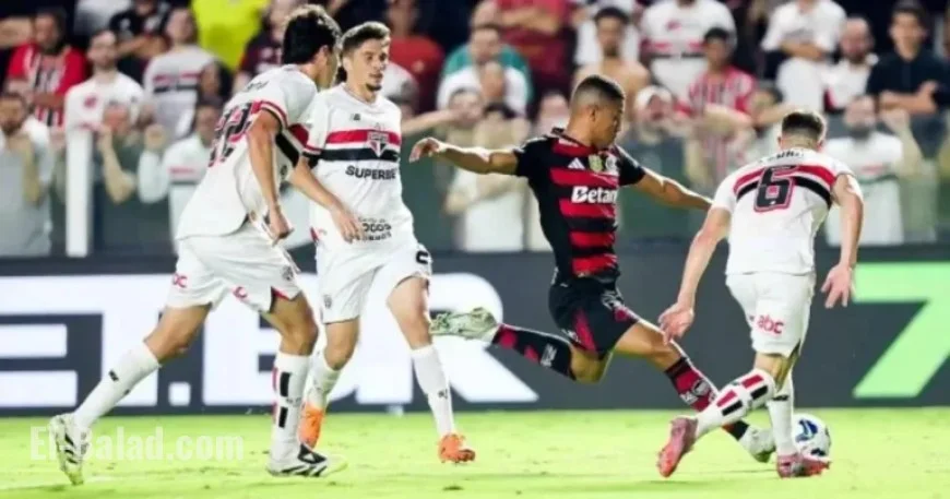 São Paulo and Flamengo Draw in Thrilling Vila Belmiro Match