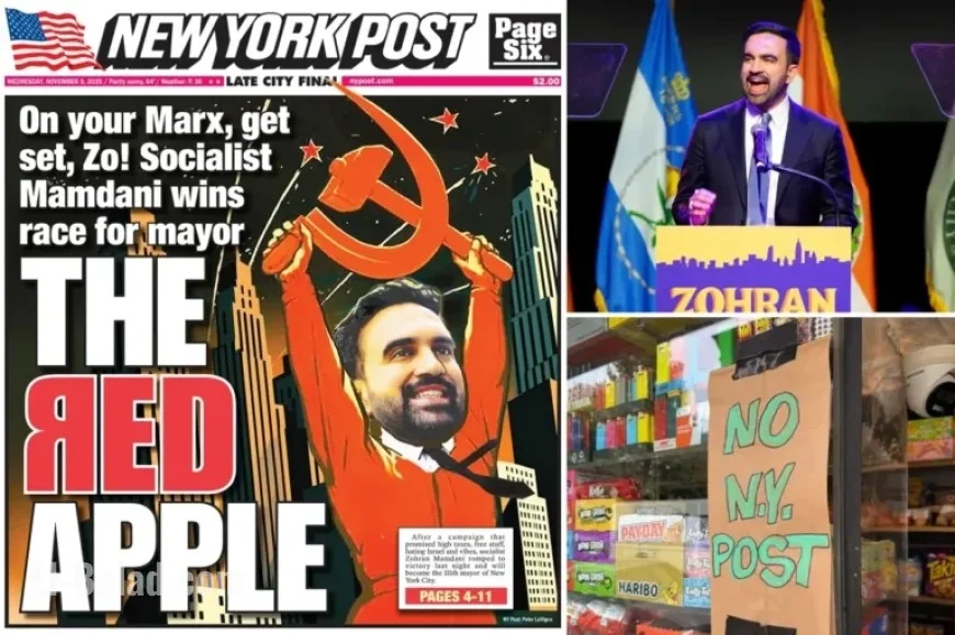 New York Post’s Zohran Mamdani Election Cover Sells Out, Hits eBay