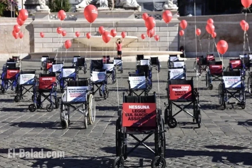 Empty Wheelchairs Highlight Italy’s Campaign Against Assisted Suicide